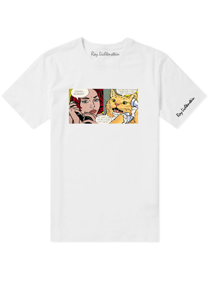Roy Lichtenstein Crying Girl T-shirt Vintage Tee