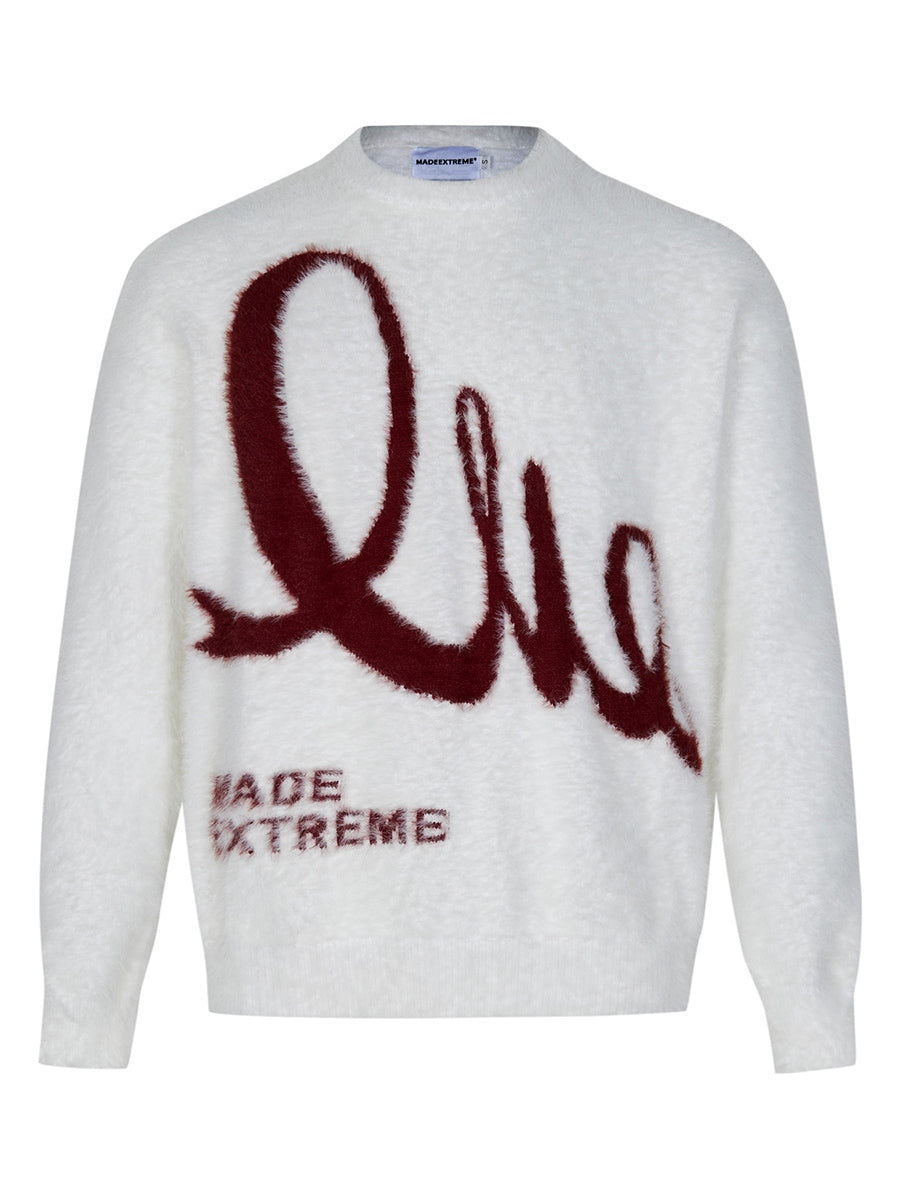Made Extreme Mohair Crew Neck Pullover Knit