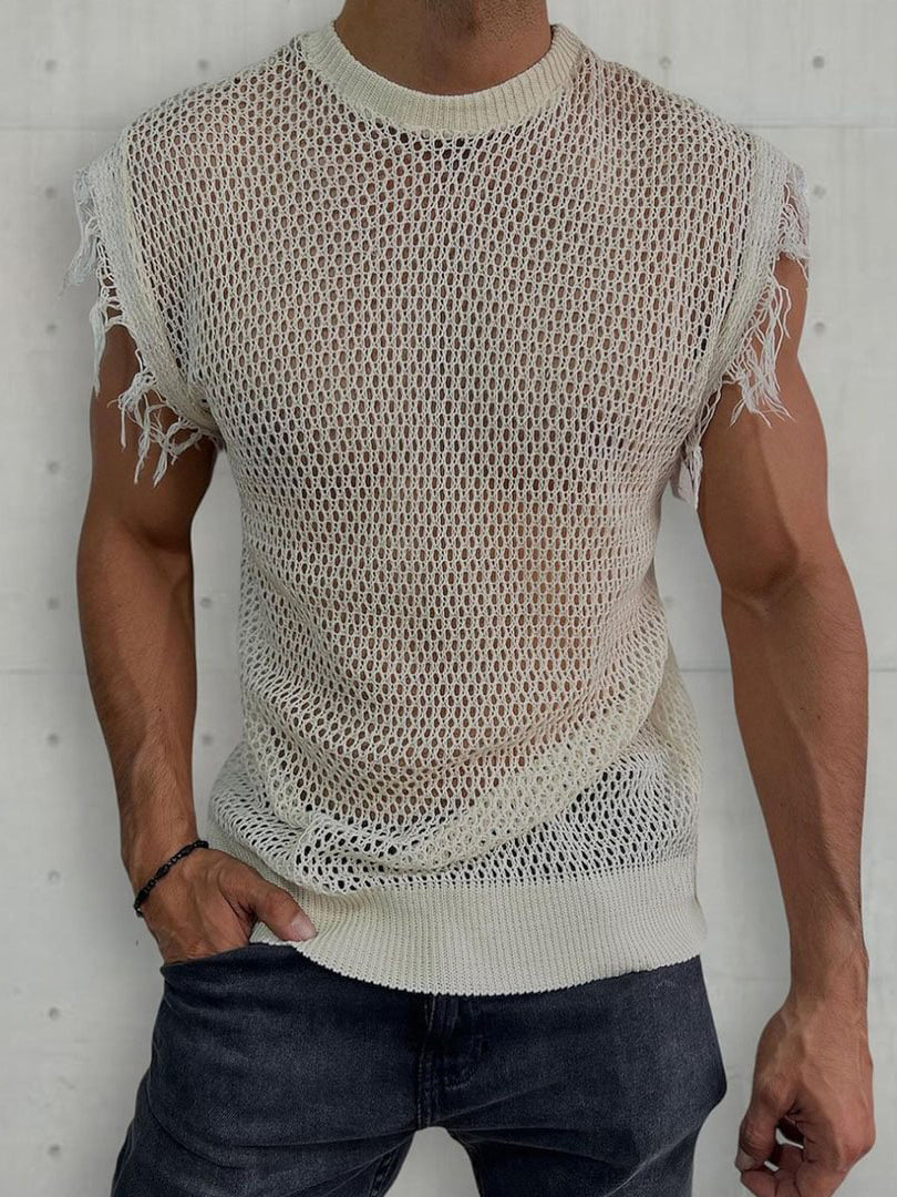Men's Mesh Shirt, See Through Shirts